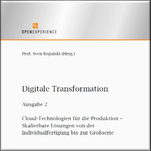 Omslag till konferensvolymen Digitale Transformation, utgåva 2: molnteknik för produktionen