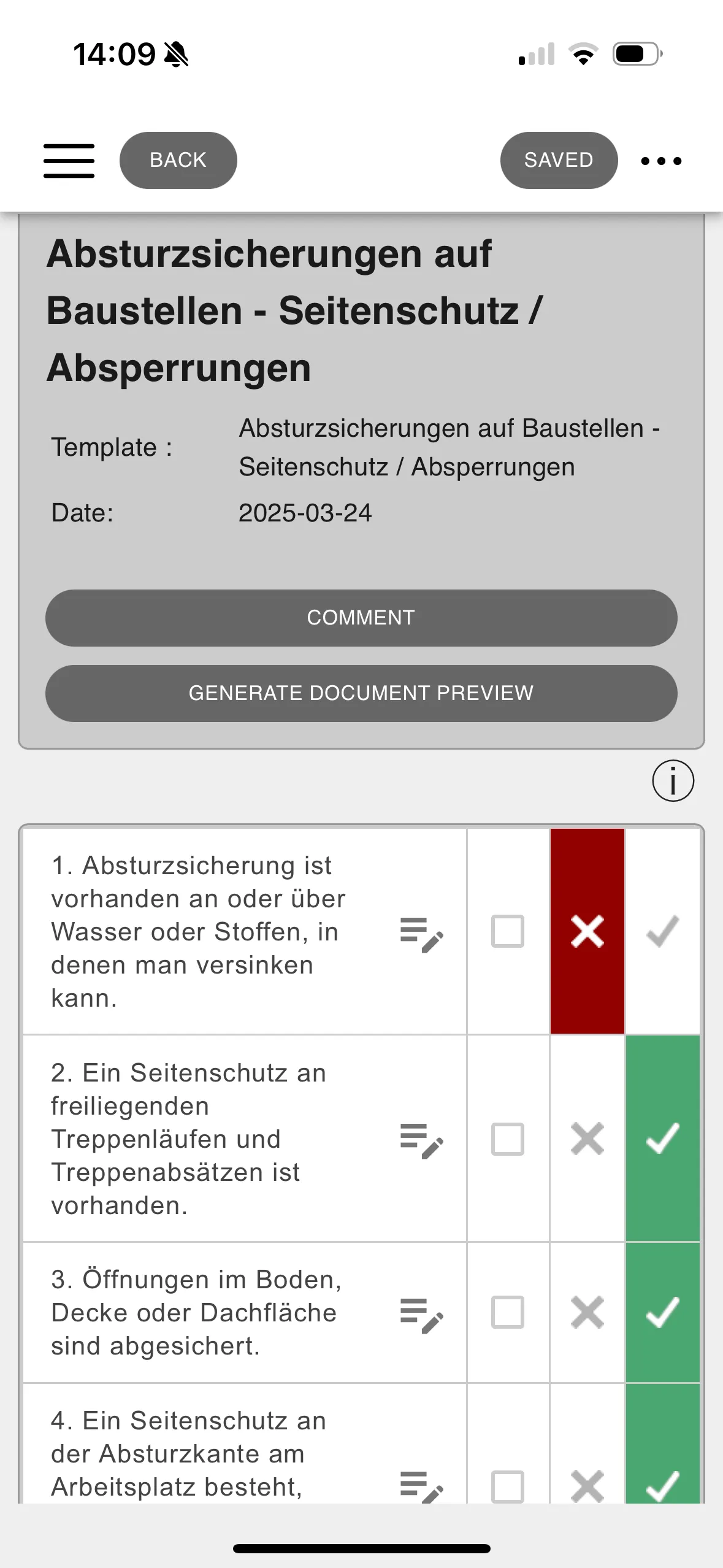 Appvy i Construction Checklists: digital checklista för rond och slutbesiktning