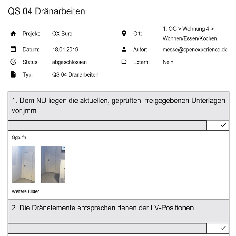 PDF Dokumentgenerierung